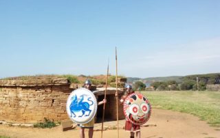 Opliti etruschi di guardia a Populonia